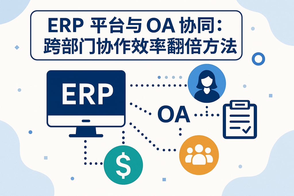 ERP 平台与 OA 协同：跨部门协作效率翻倍方法
